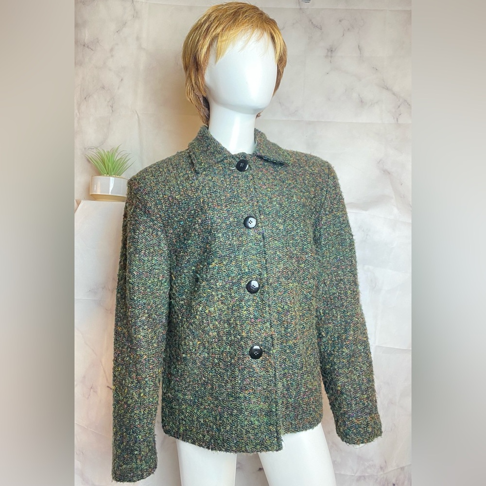 Vintage Sag Harbor Tweed Button Blazer Jacket 6P